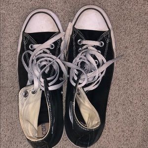black high top converse